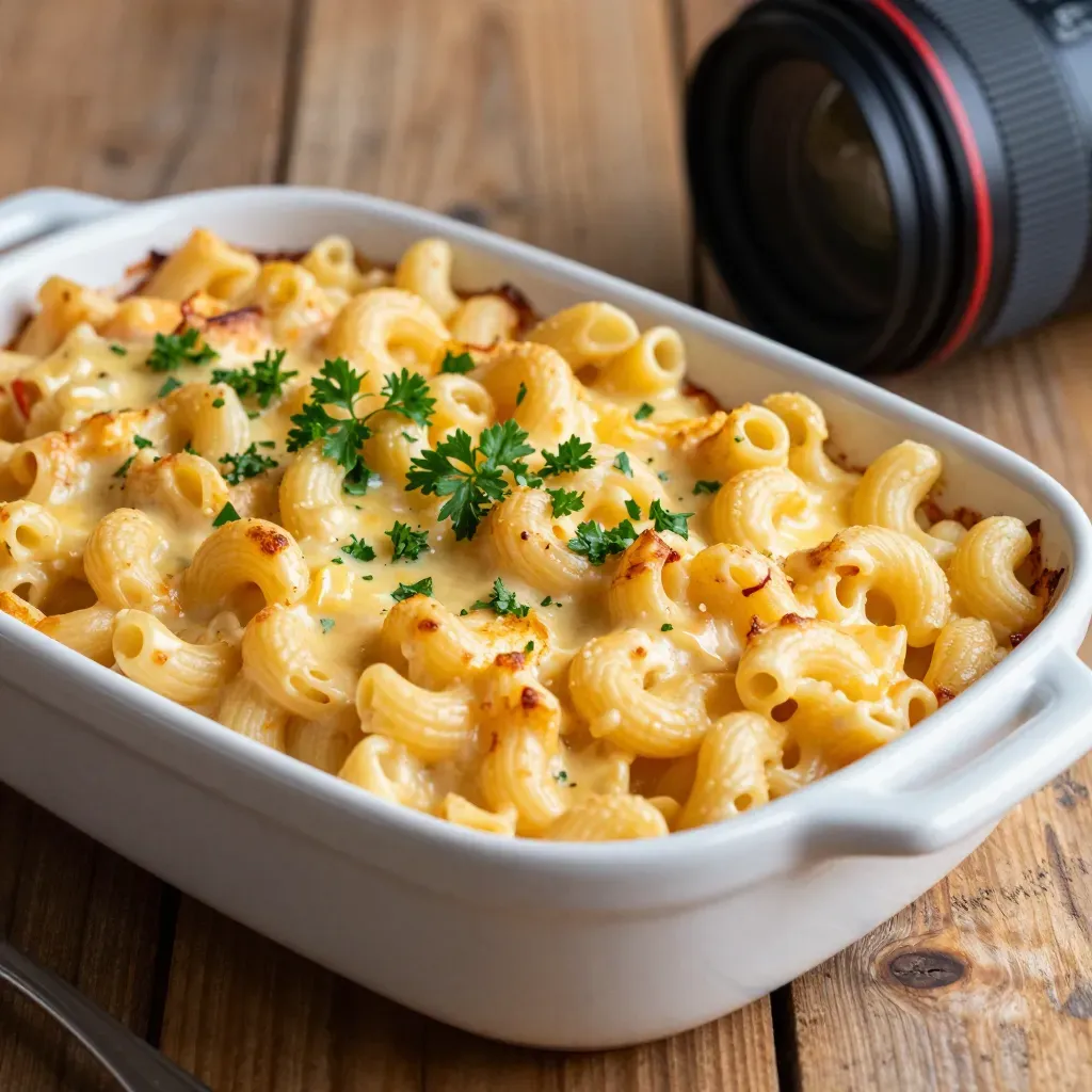 4 Cheese Lobster Mac and Cheese Recipe - Easy Creamy Pasta Bake