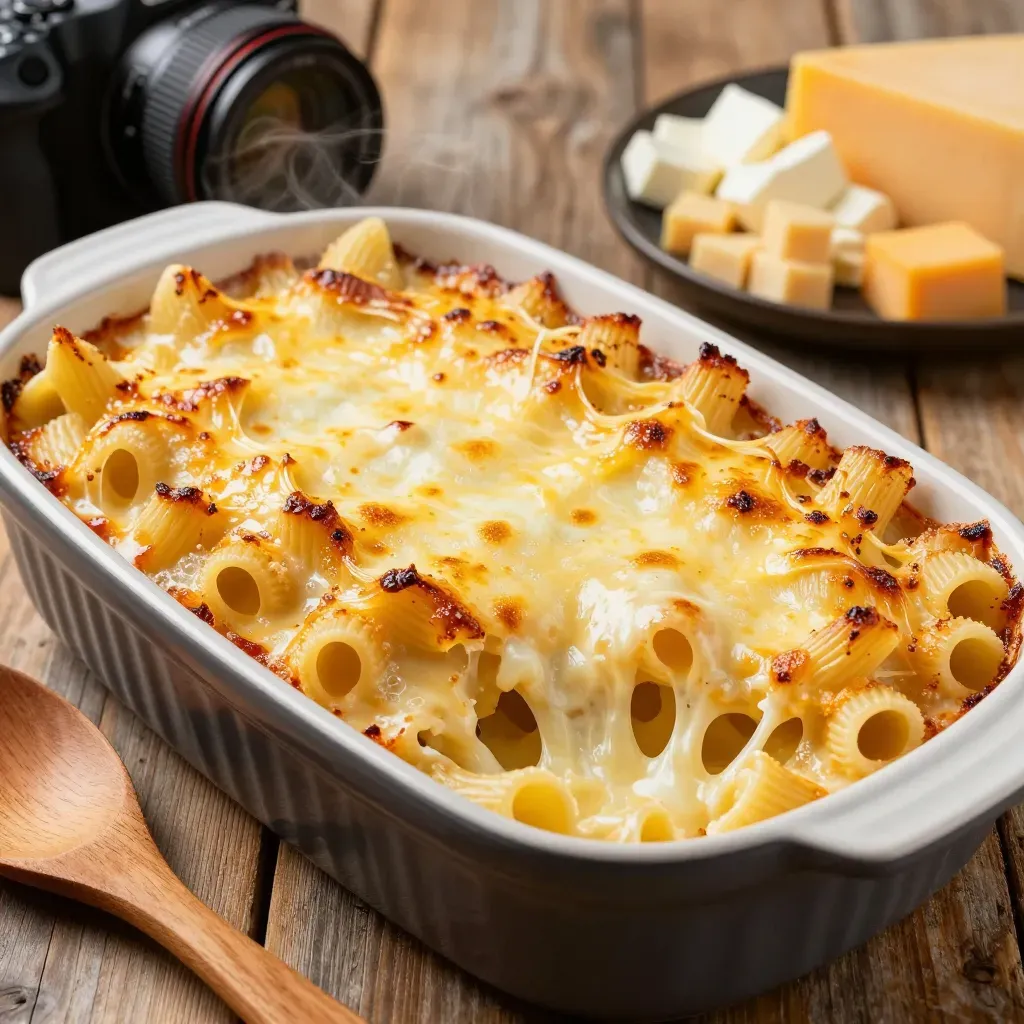 6 Cheese Mac and Cheese Recipe - Ultimate Creamy Baked