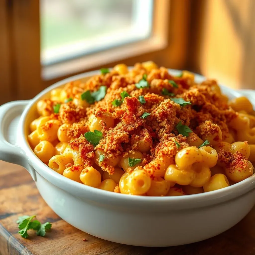 Easy & Delicious Air Fryer Mac and Cheese with Breadcrumbs