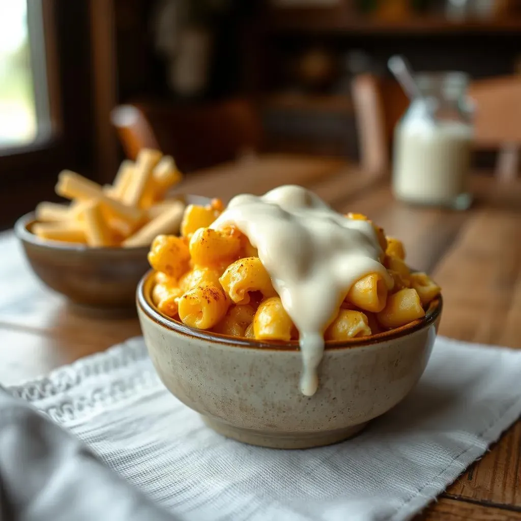 Ultimate Air Fryer Mac and Cheese with Evaporated Milk