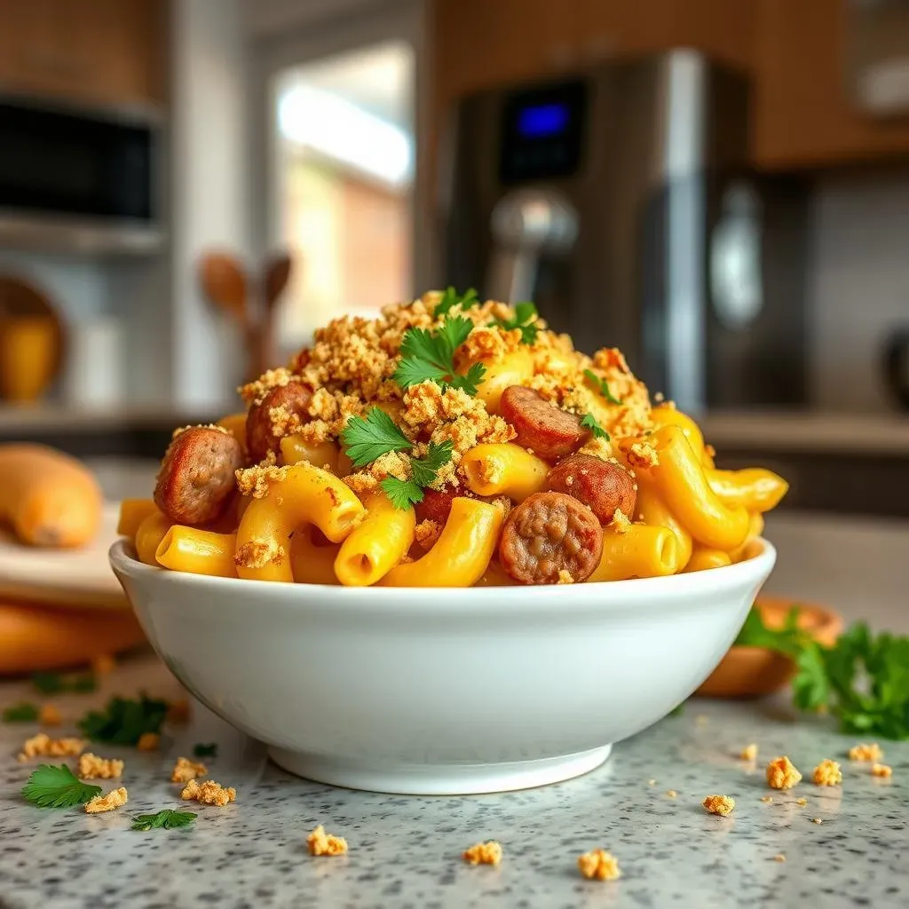 Amazing Air Fryer Mac and Cheese with Sausage: Easy Recipe