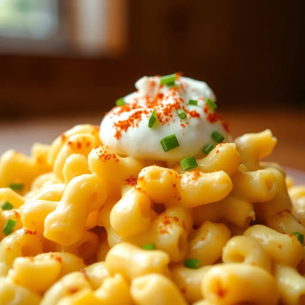 Amazing Air Fryer Mac and Cheese with Sour Cream