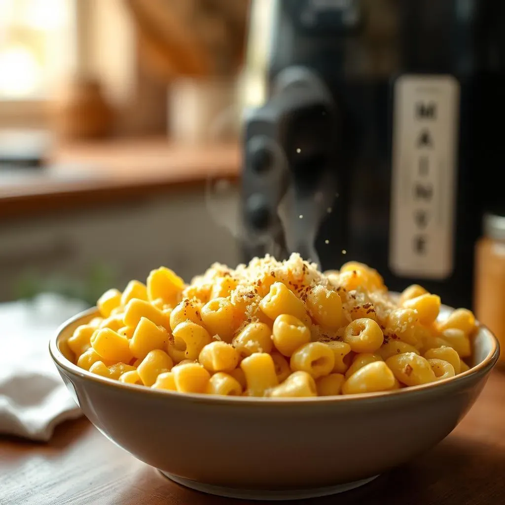 Ultimate Air Fryer Mac and Cheese with Truffle Oil