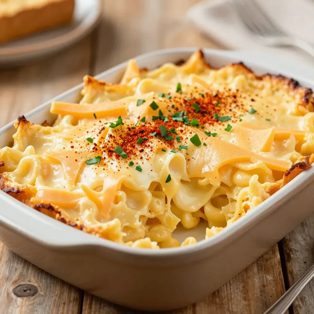 Baked Mac and Cheese Using Eggs