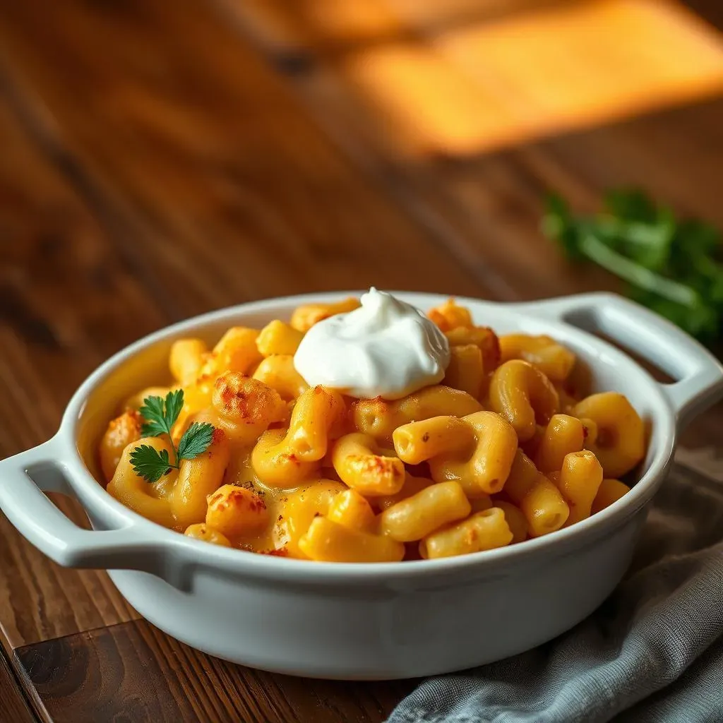 Amazing Casserole Mac and Cheese with Sour Cream