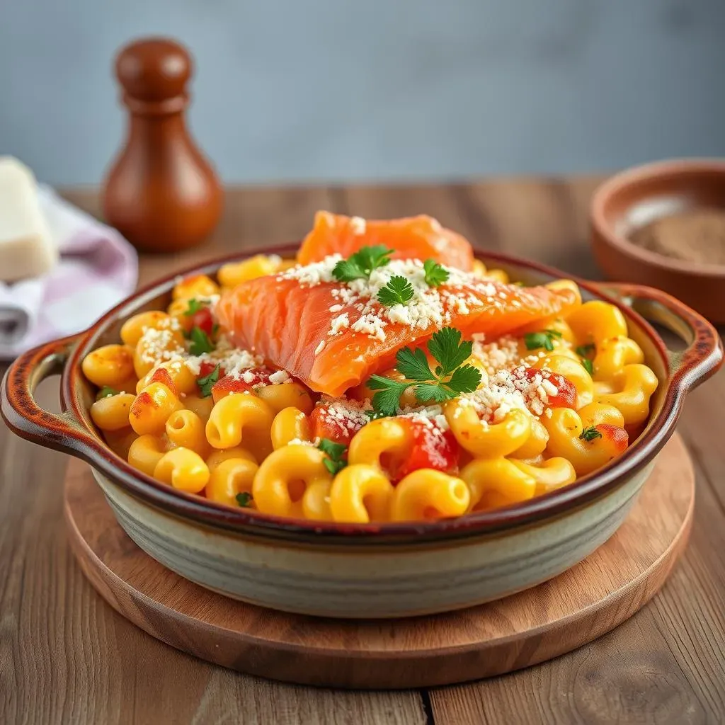 Creating the Perfect Mac and Cheese with Smoked Salmon Dish
