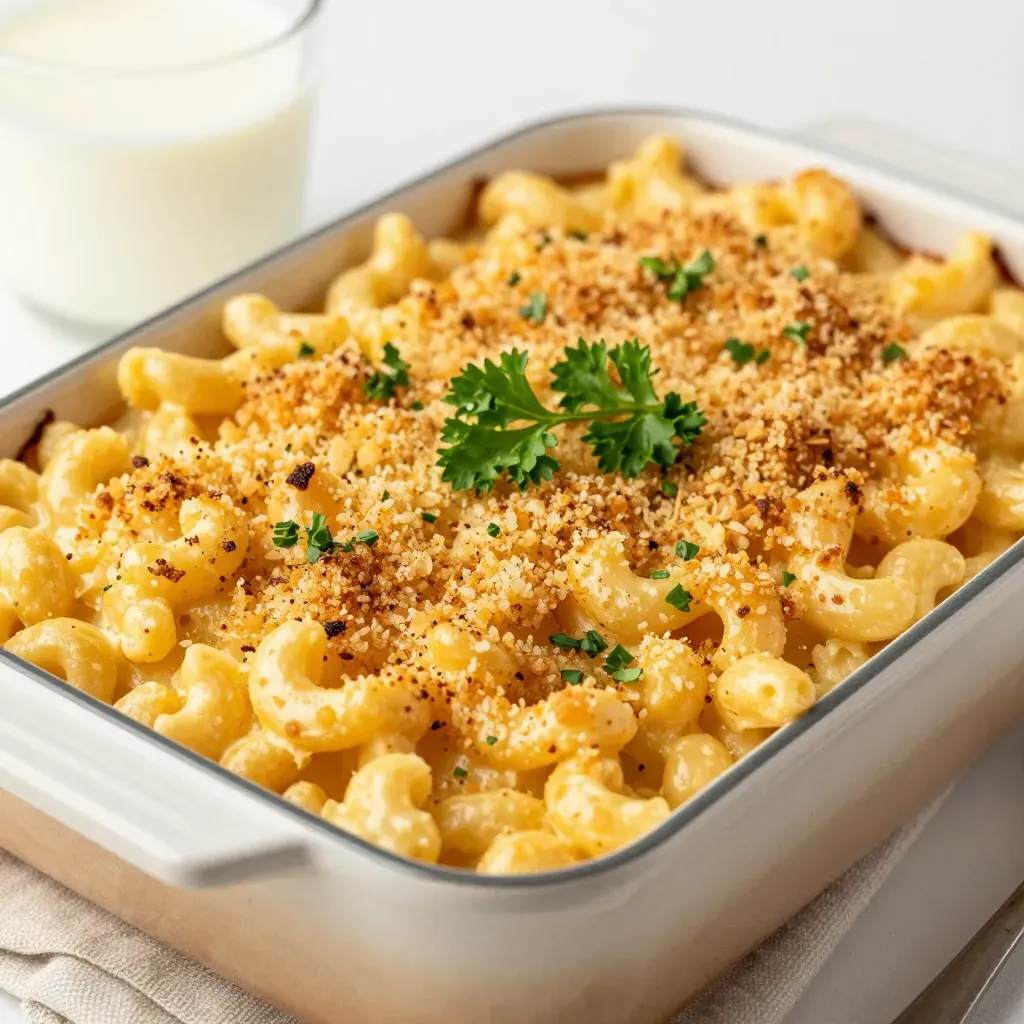 Easy Baked Mac and Cheese Recipe with Evaporated Milk