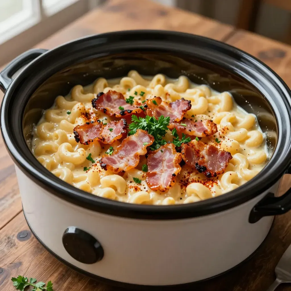 Easy Crockpot Mac and Cheese Recipe | Creamy Slow Cooker Comfort Food