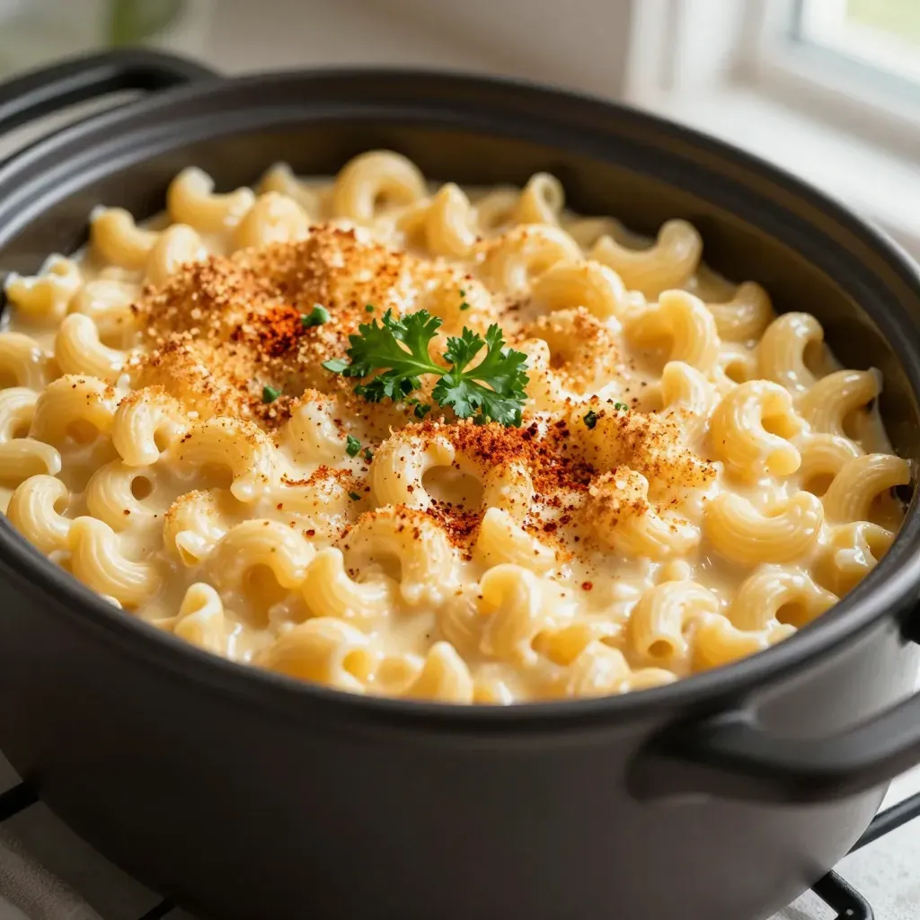Easy Mac and Cheese Slow Cooker Recipe