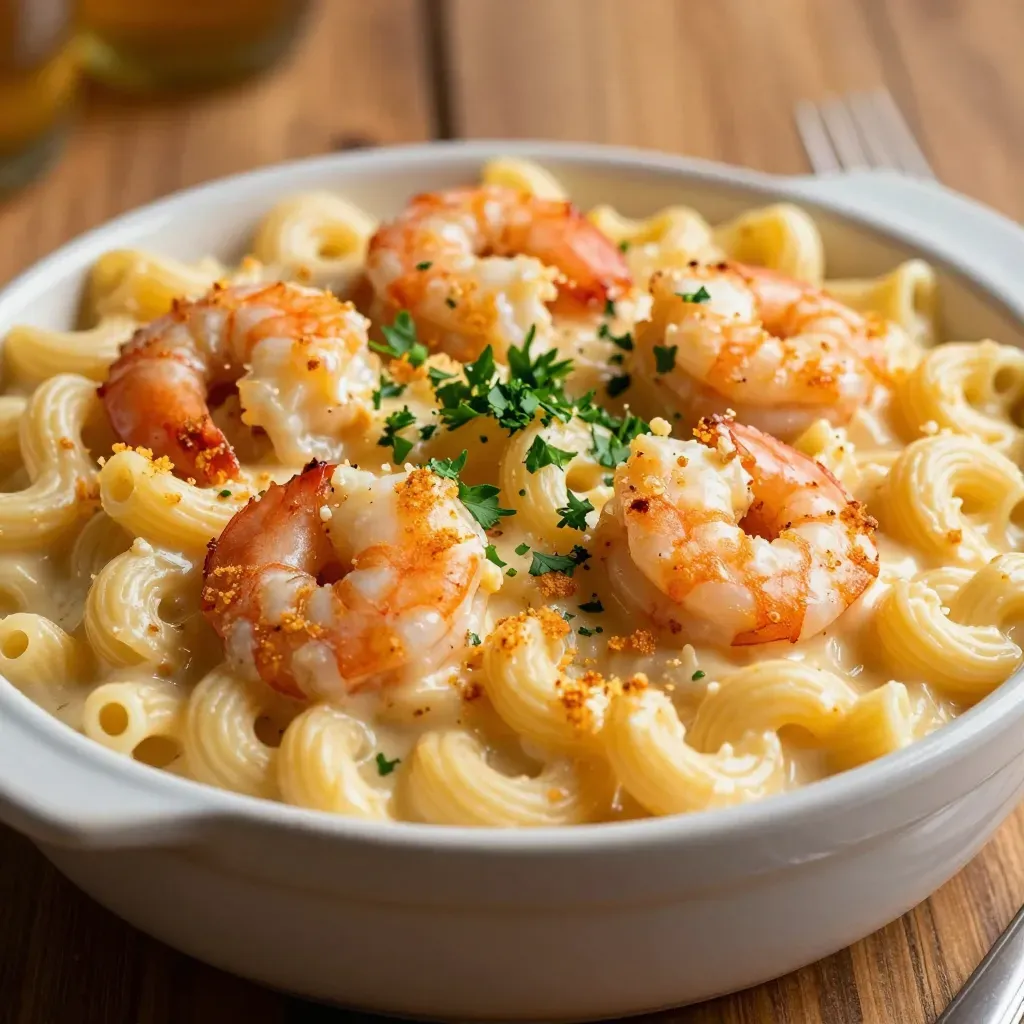 Easy Shrimp Mac and Cheese Recipe - Creamy Seafood Pasta Dish
