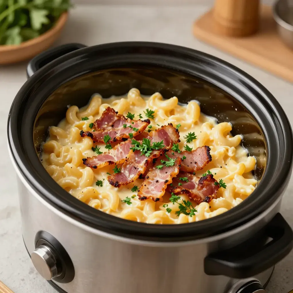 Easy Slow Cooker Mac and Cheese Recipe - Creamy Crockpot Dinner