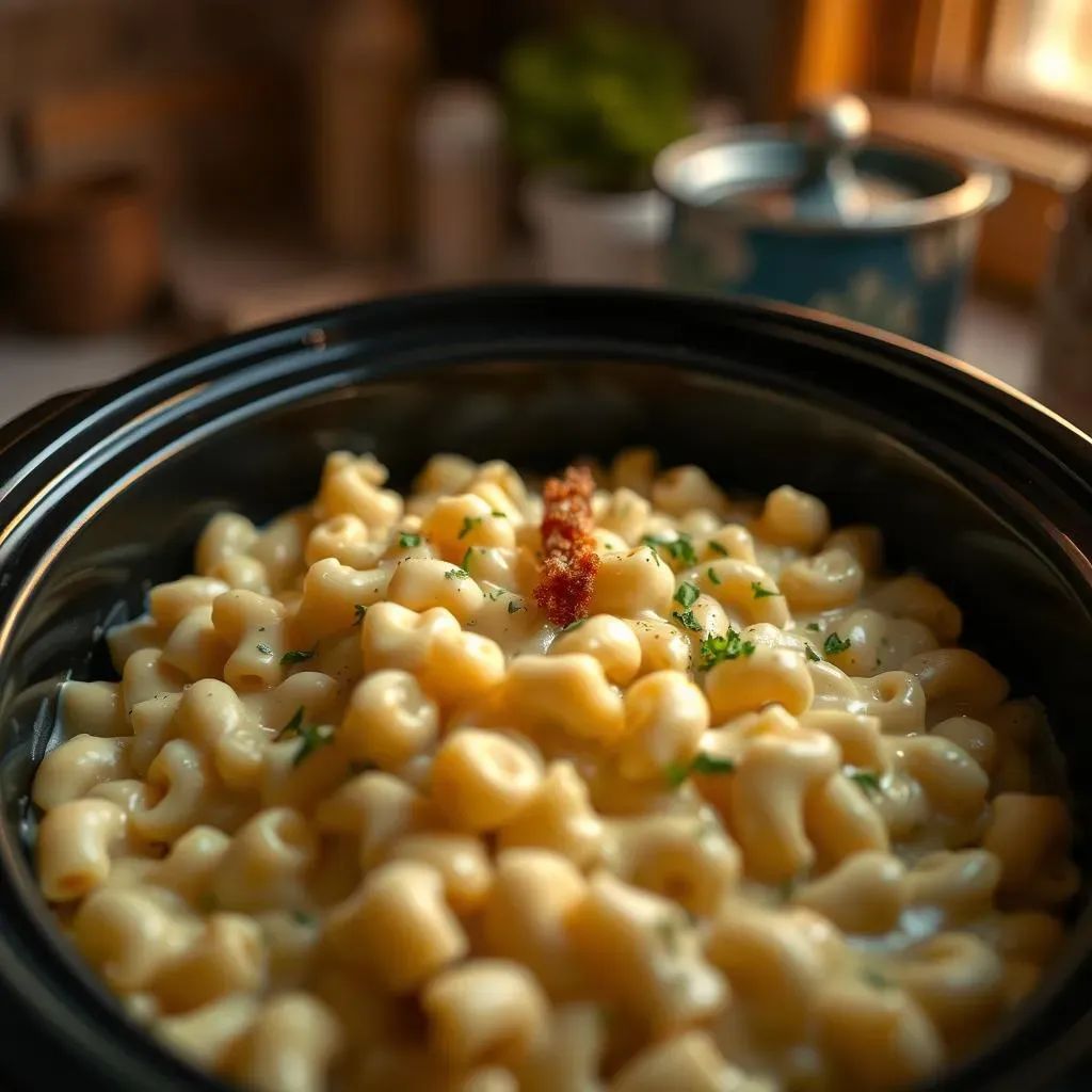 Easy Slow Cooker Mac and Cheese with Herbs Recipe: StepbyStep