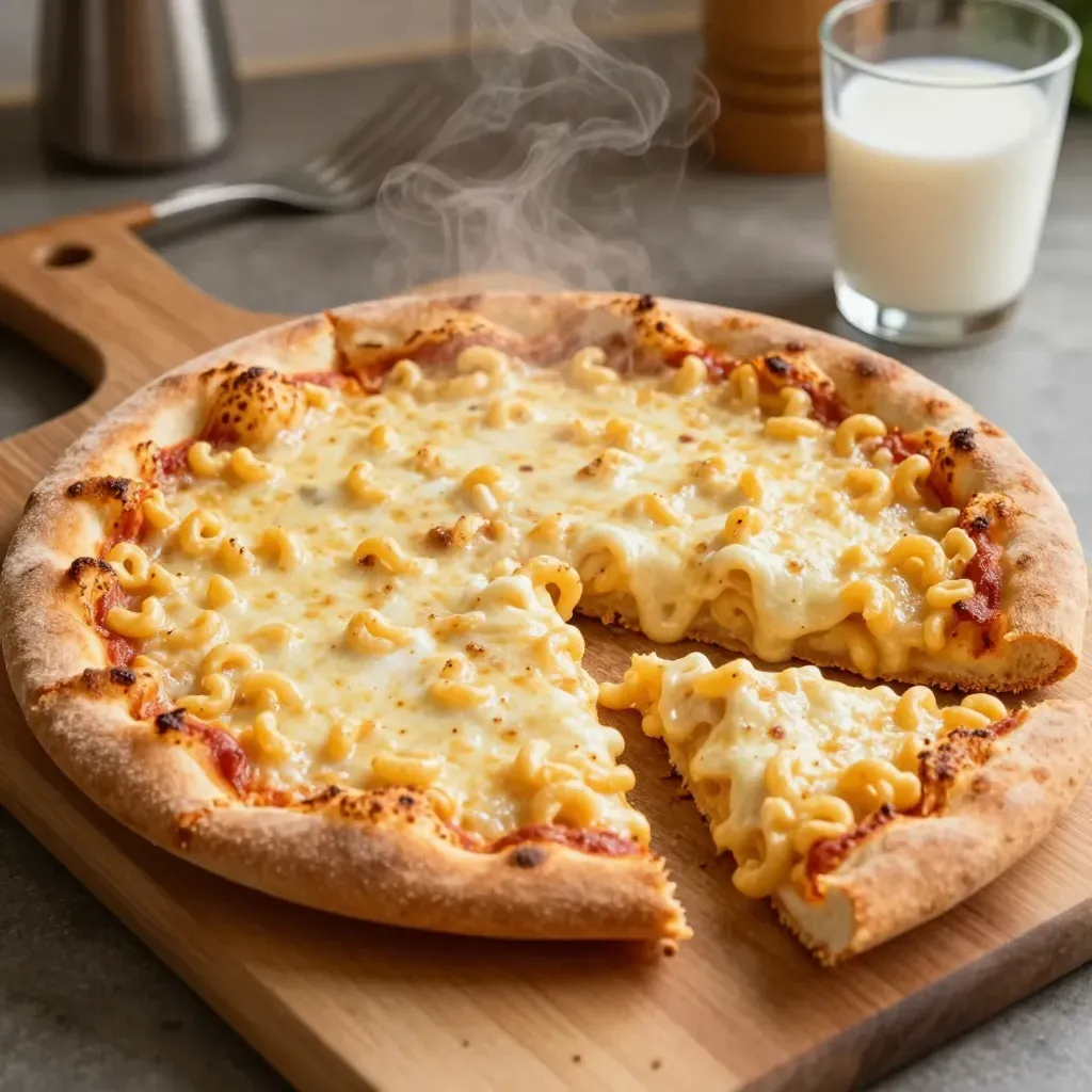 Homemade Mac and Cheese Pizza Recipe - Easy 45 Minute Comfort Food