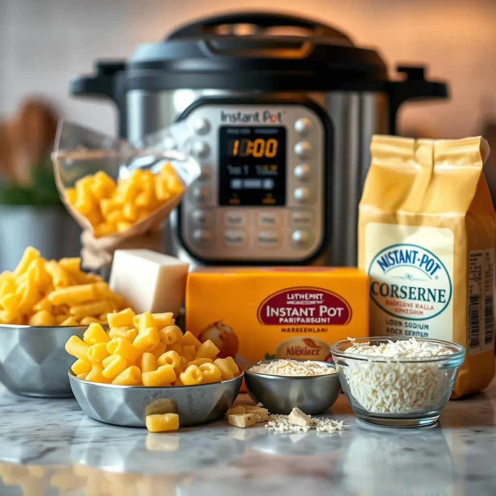 Ingredients for the Best Instant Pot Mac and Cheese Recipe