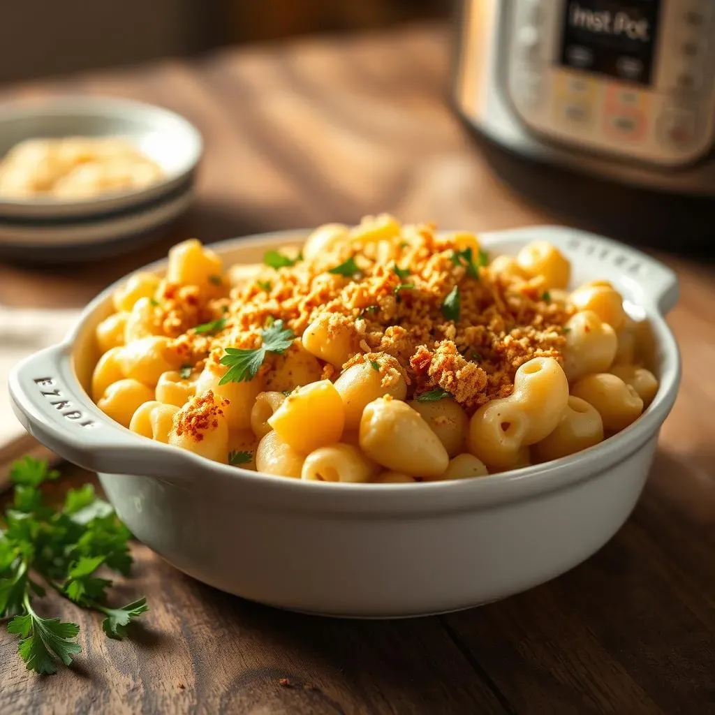 Amazing Instant Pot Mac and Cheese with Breadcrumbs Recipe