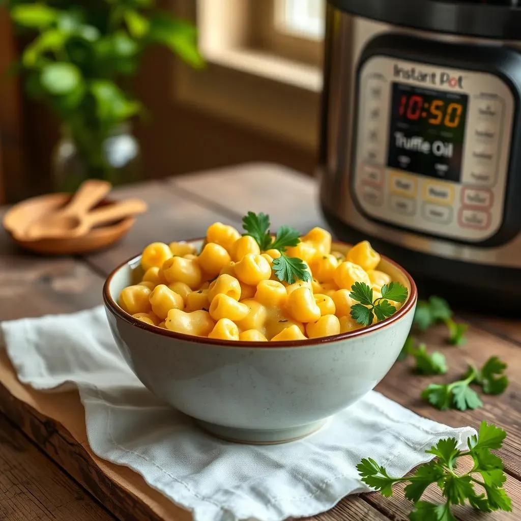 Amazing Instant Pot Mac and Cheese with Truffle Oil