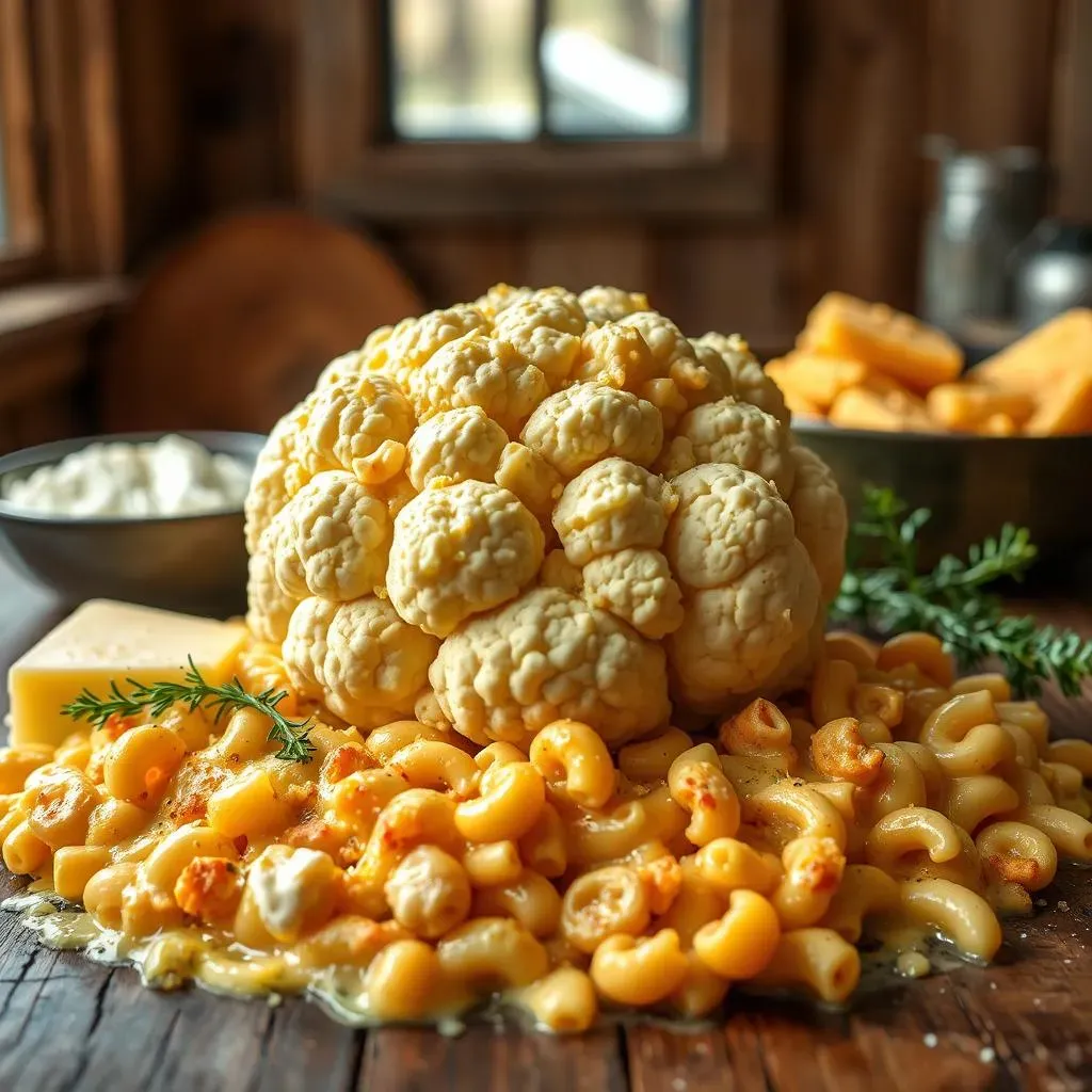 Keto Cauliflower Mac and Cheese Ingredients