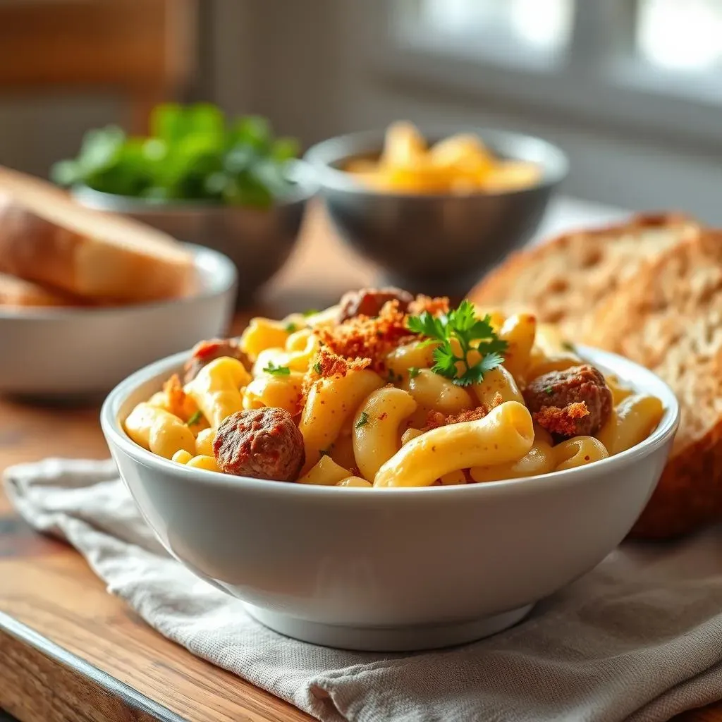 Perfect Keto Mac and Cheese with Sausage Recipe