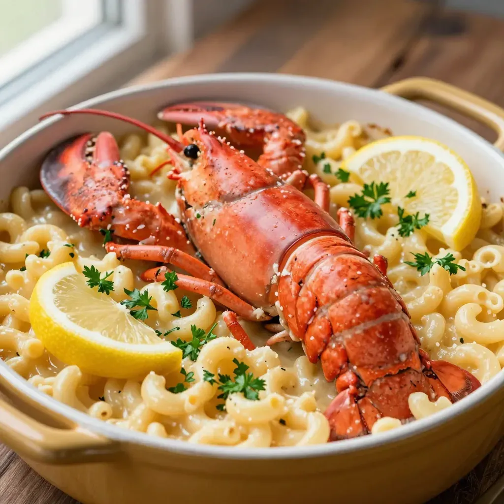 Lobster and Crab Mac and Cheese Recipe - Creamy Seafood Dinner