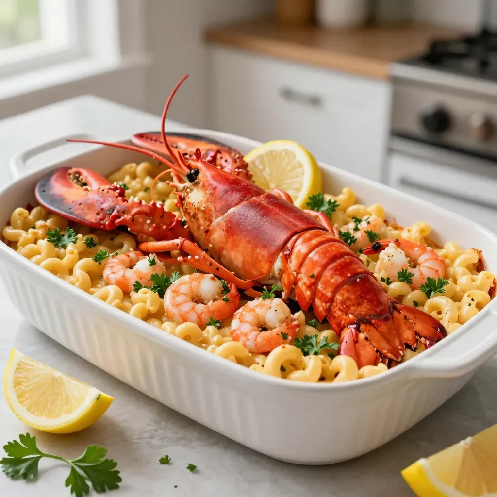 Lobster and Shrimp Mac and Cheese Recipe - Easy Creamy Version
