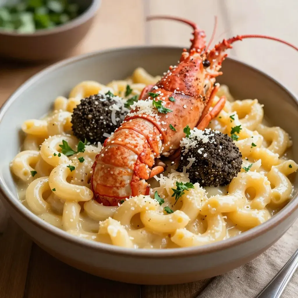 Lobster Truffle Mac and Cheese Recipe | Gourmet Comfort Food