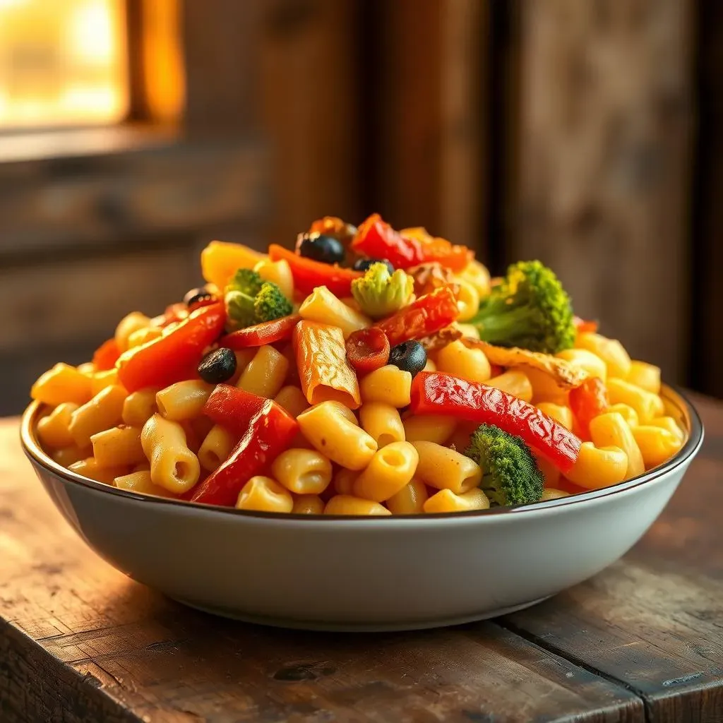 Absolute Mac and Cheese with Roasted Veggies Recipe