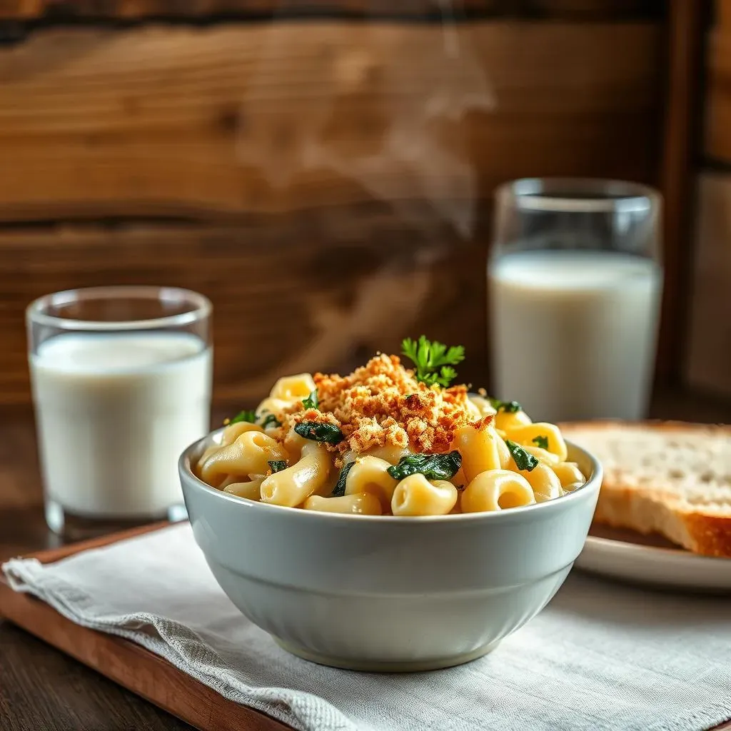 Amazing Mac and Cheese with Spinach and Artichoke