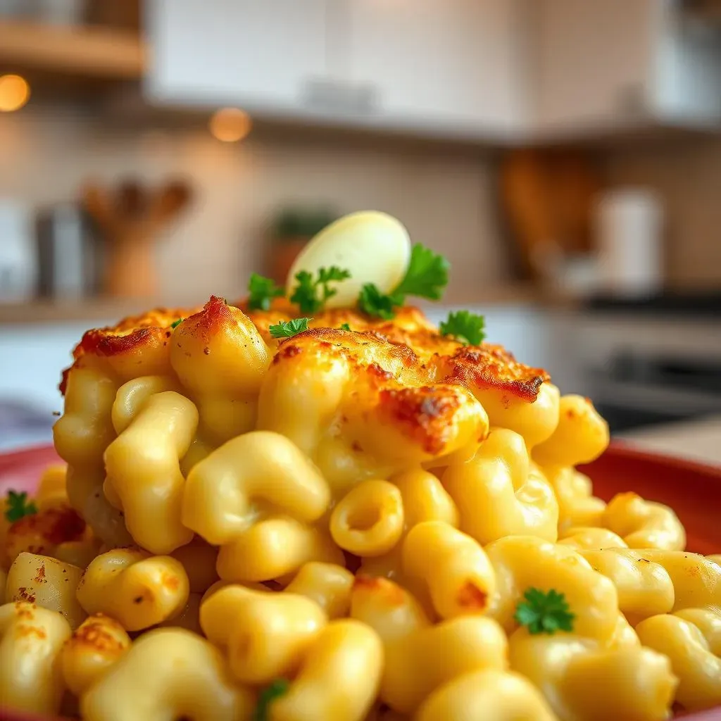 Making Air Fryer Mac and Cheese with Garlic: So Easy!