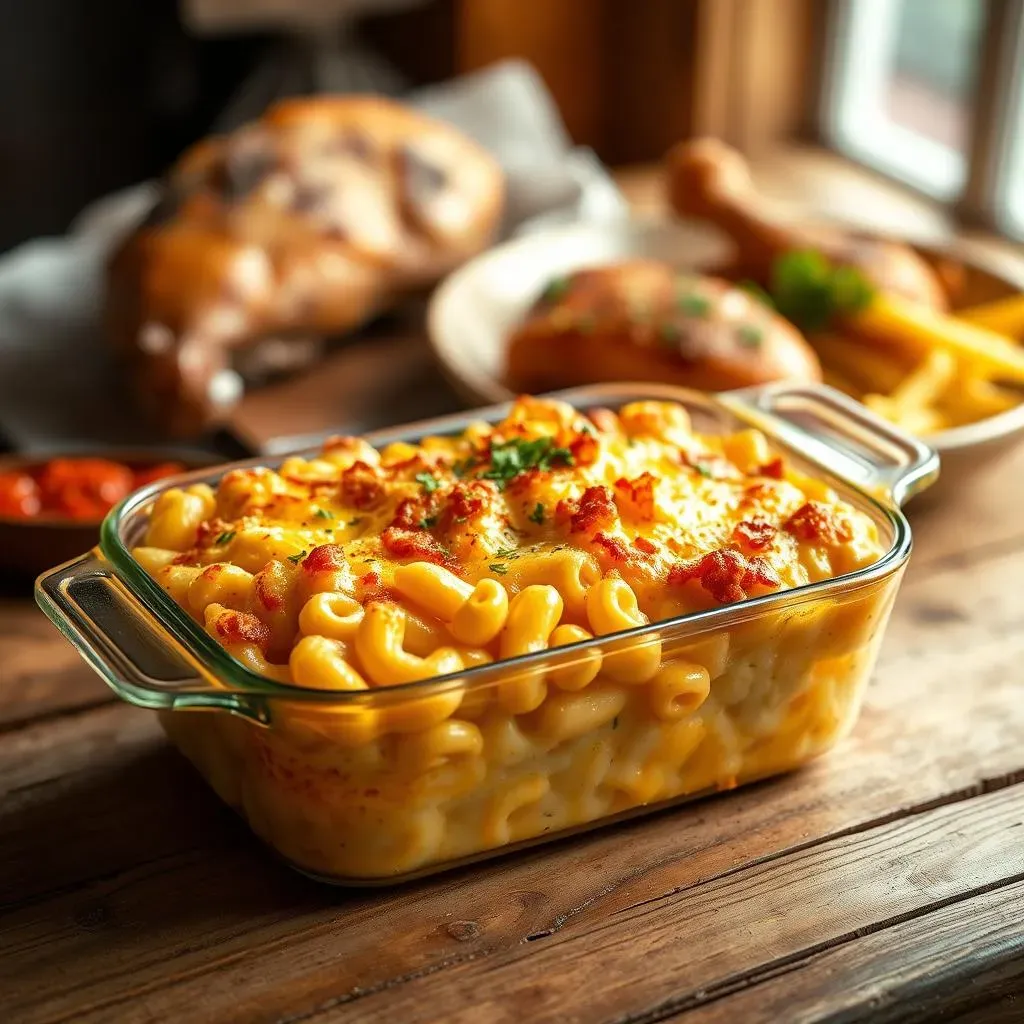 Making the Best Chicken Mac and Cheese Casserole