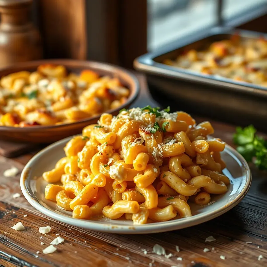 Making the Perfect Casserole Mac and Cheese with Parmesan