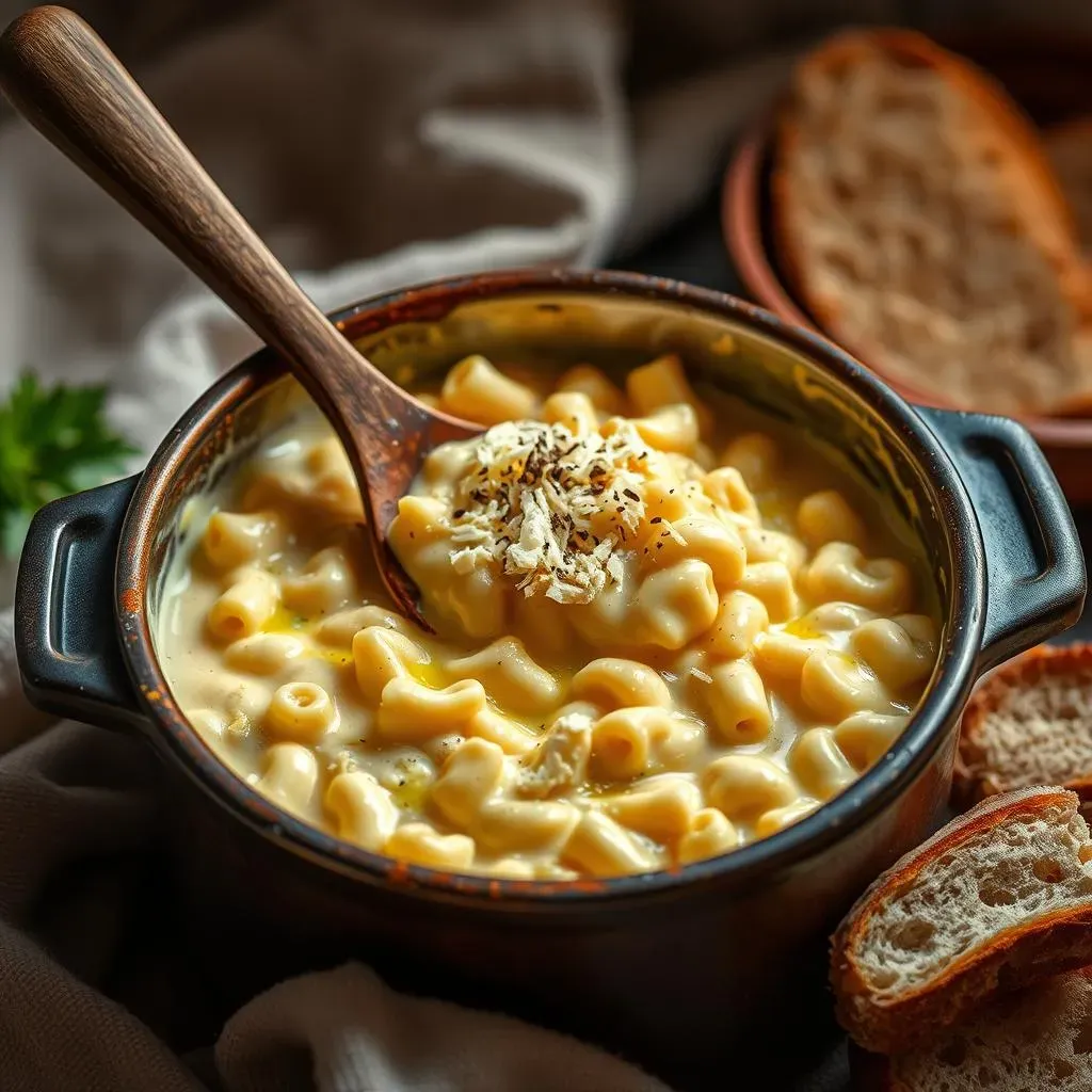 Making Your Own Instant Pot Mac and Cheese with Truffle Oil