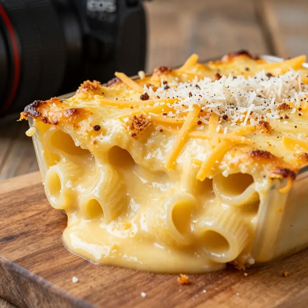 Recipe Southern Mac and Cheese - Creamy Baked Soul Food