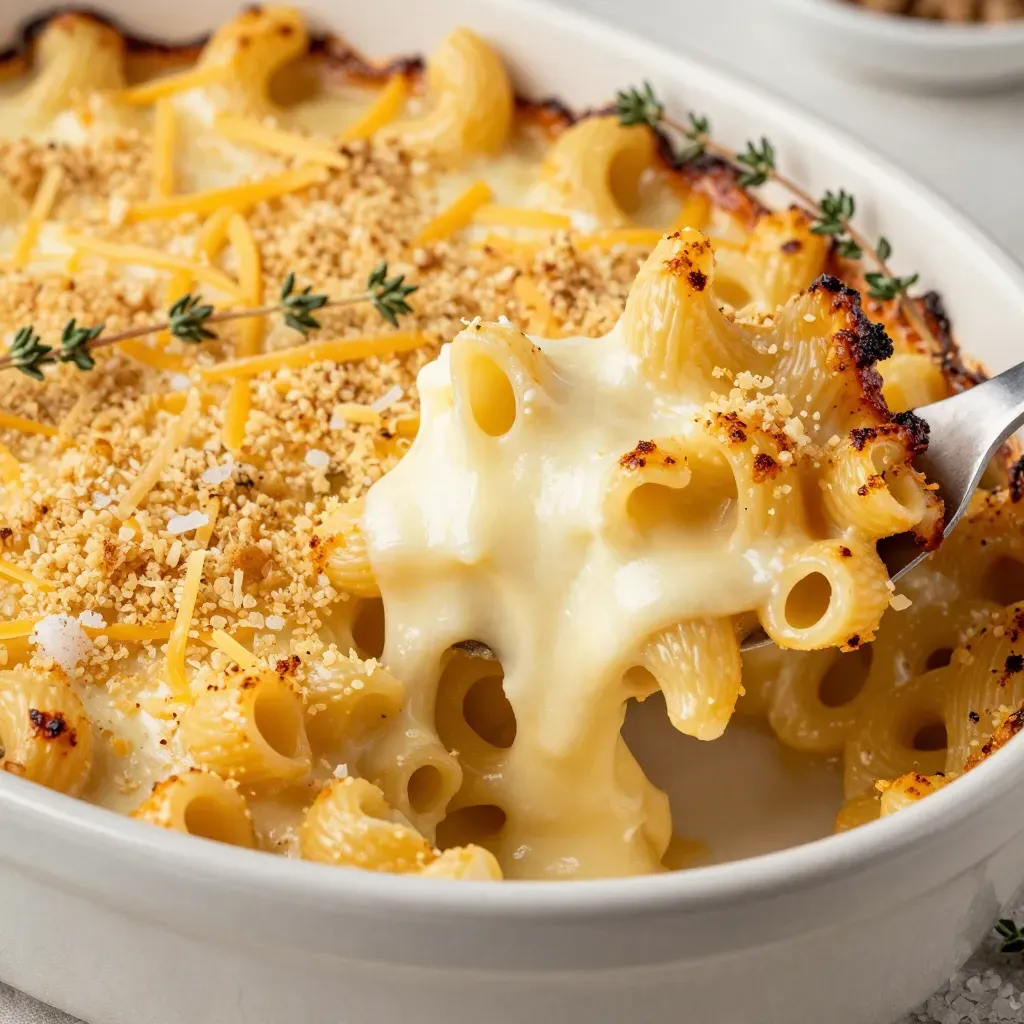 Recipe Southern Mac and Cheese - Creamy Baked Soul Food