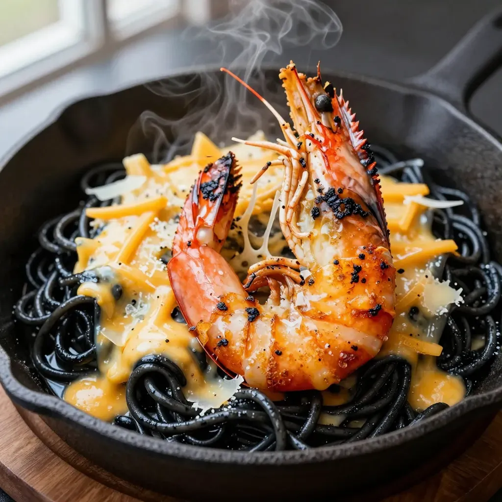 Seafood Mac and Cheese Black Recipe