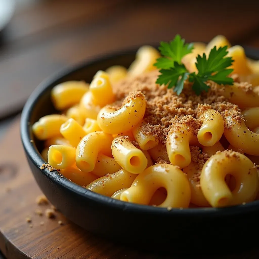 Serving and Enjoying Your Herbed Gourmet Mac and Cheese