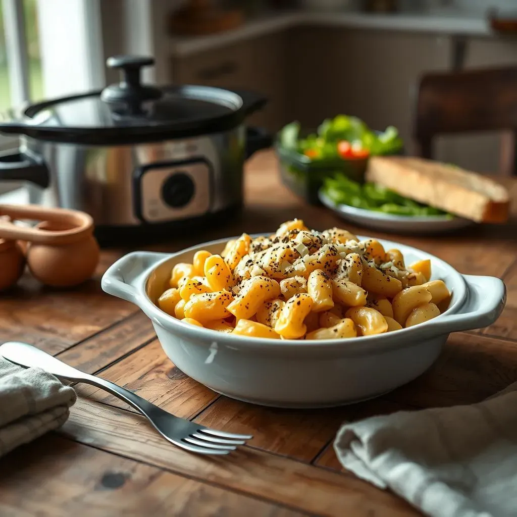 Serving and Storing Your Slow Cooker Mac and Cheese with Pecorino