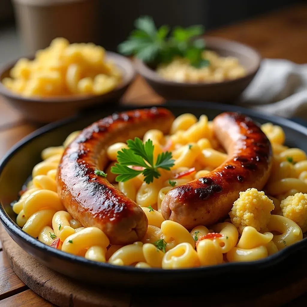 Sizzling Sausage Meets LowCarb Mac and Cheese