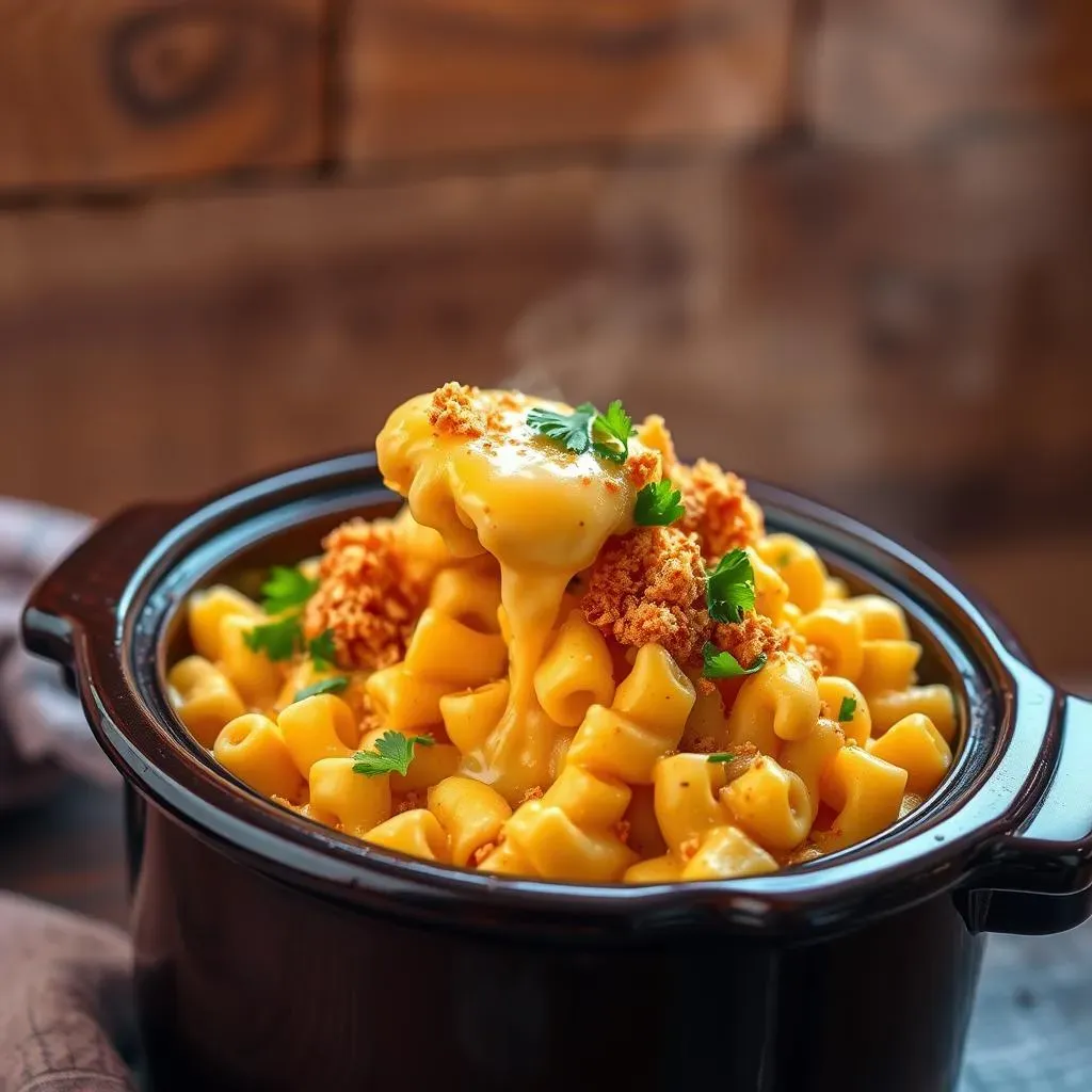 Ultimate Slow Cooker Mac and Cheese with Cheese Sauce