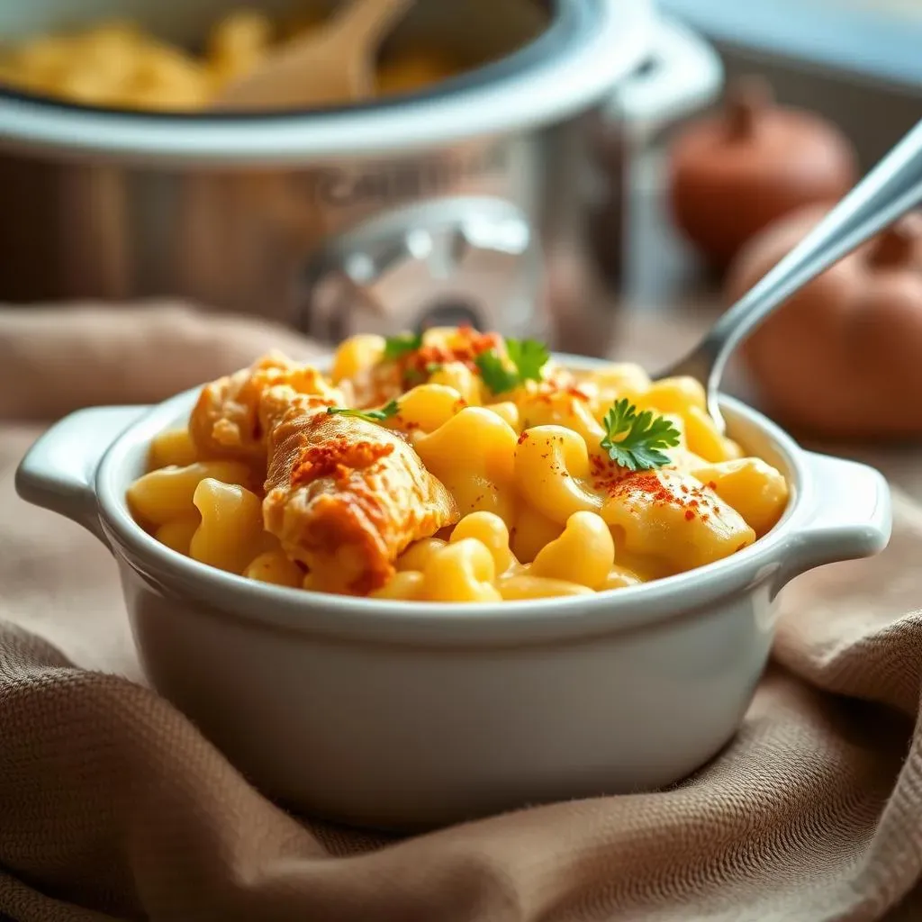 Ultimate Slow Cooker Mac & Cheese with Chicken