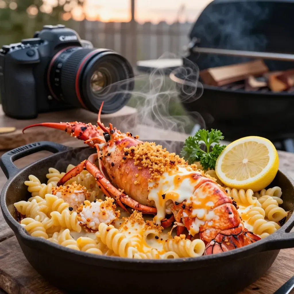 Smoked Lobster Mac and Cheese Recipe | BBQ Smoker Method