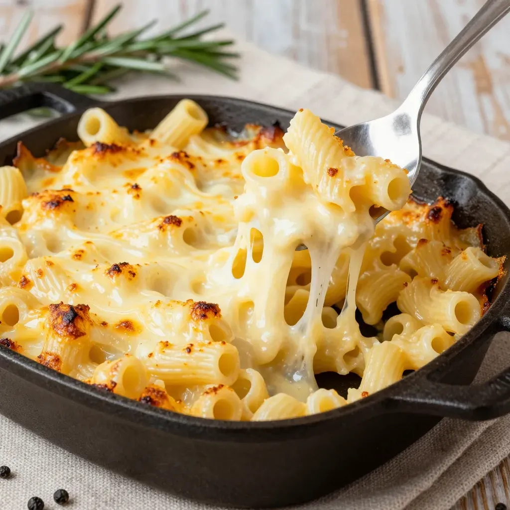 Southern Mac and Cheese Recipe - Creamy, Baked &amp; Golden