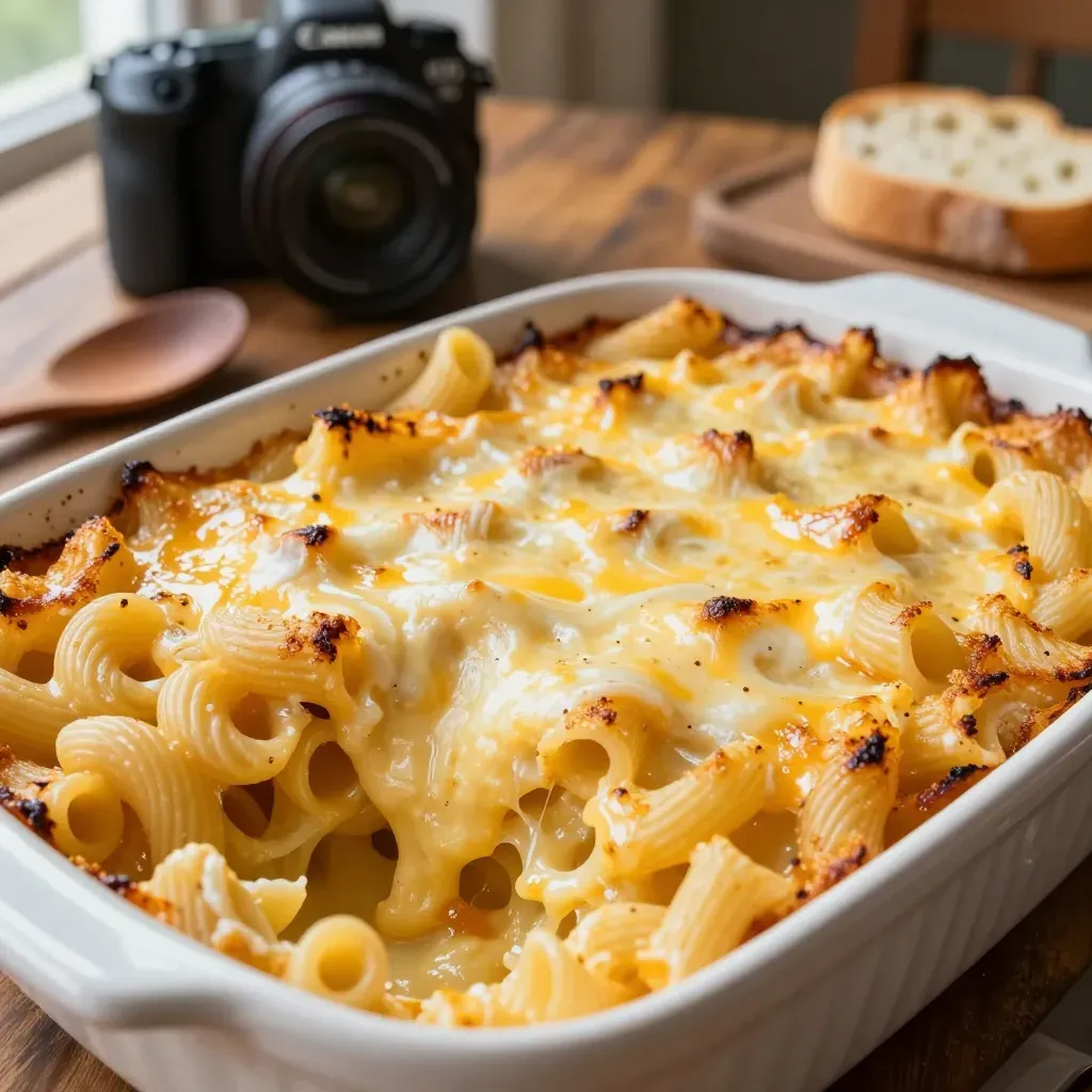 Southern Mac and Cheese Recipe - Creamy, Baked &amp; Golden