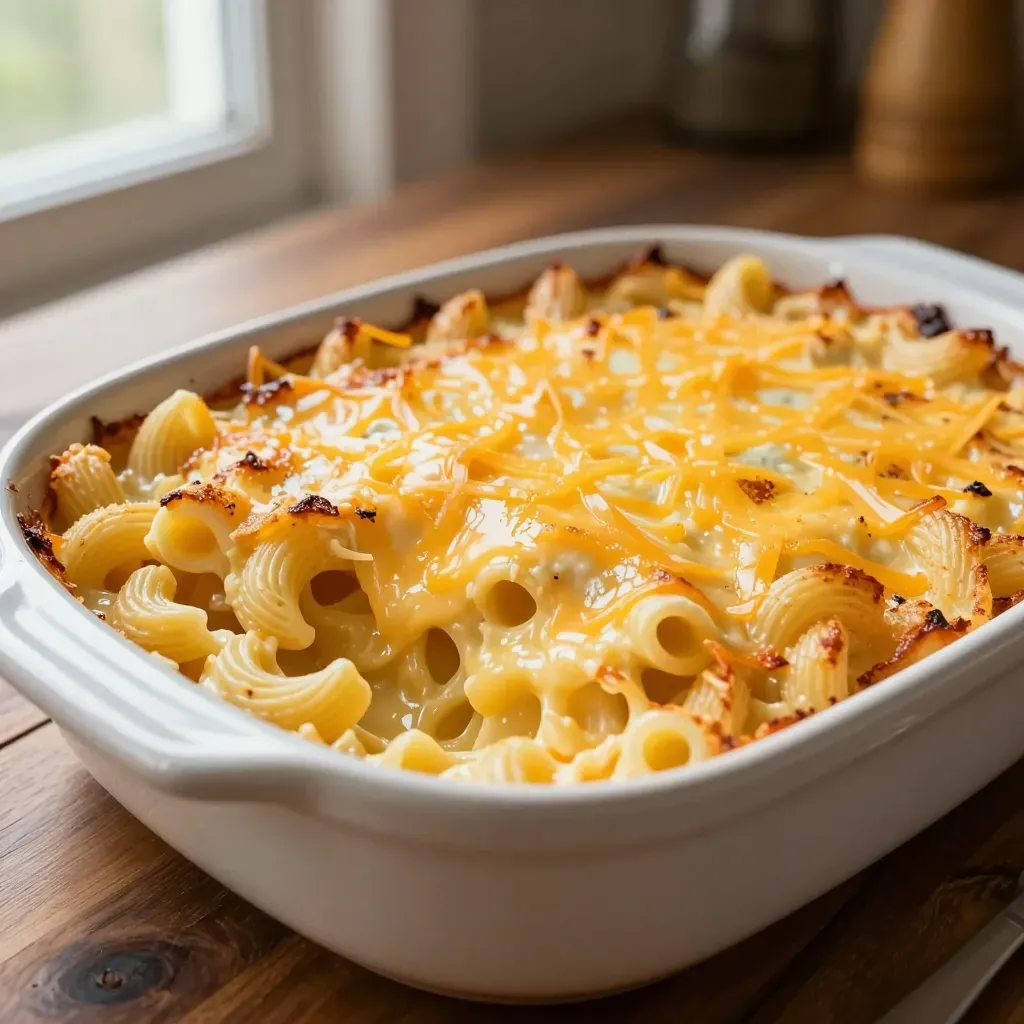 Southern Mac and Cheese Recipe - Creamy, Baked &amp; Golden