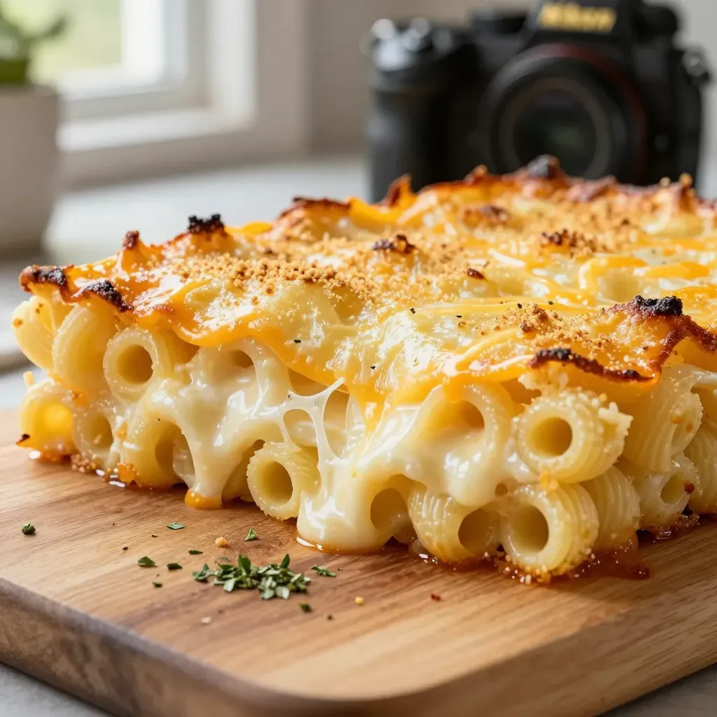 Southern Mac and Cheese Recipe - Creamy, Baked &amp; Golden