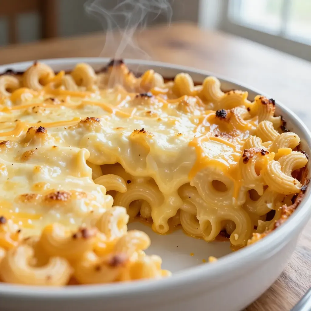 Southern Mac and Cheese Recipe - Creamy Baked Soul Food Classic