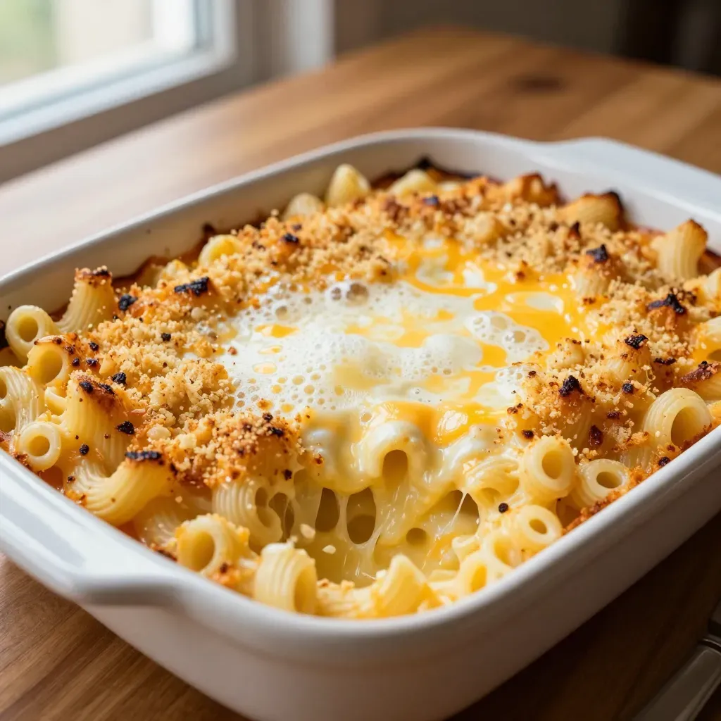 Southern Style Mac and Cheese Recipe - Creamy Baked Classic