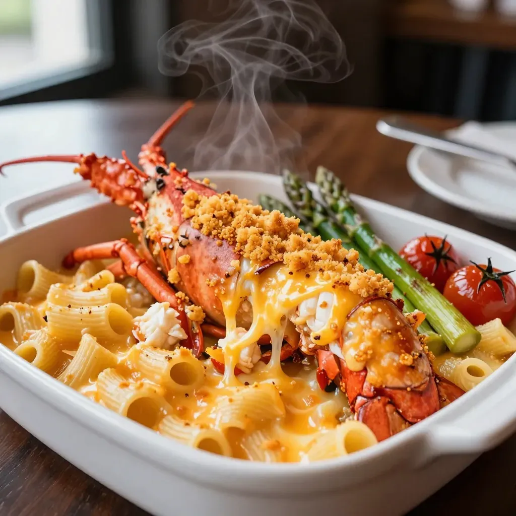 Steakhouse Lobster Mac and Cheese Recipe | Restaurant Style