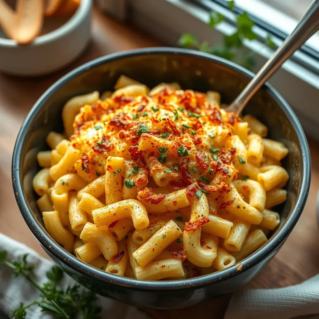 StepbyStep: Making Air Fryer Mac and Cheese with Herbs