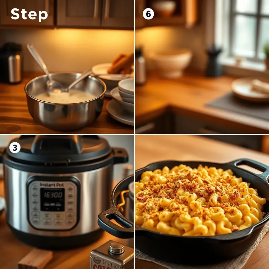 StepbyStep: Making Your Own Instant Pot Mac and Cheese with Crispy Breadcrumbs