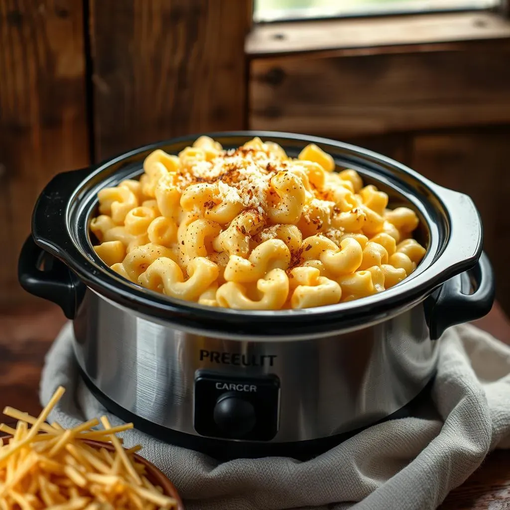 The Best Slow Cooker Mac and Cheese with Truffle Oil Recipe